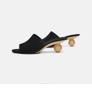 Zara Wood Ball Heel!